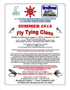 Fly Tying Classes Flyer 2016 COLOR Final