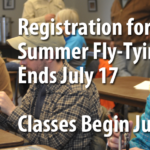 Brodhead Chapter of Trout Unlimited Summer 2017 Fly Tying Class Registration Deadline July 17
